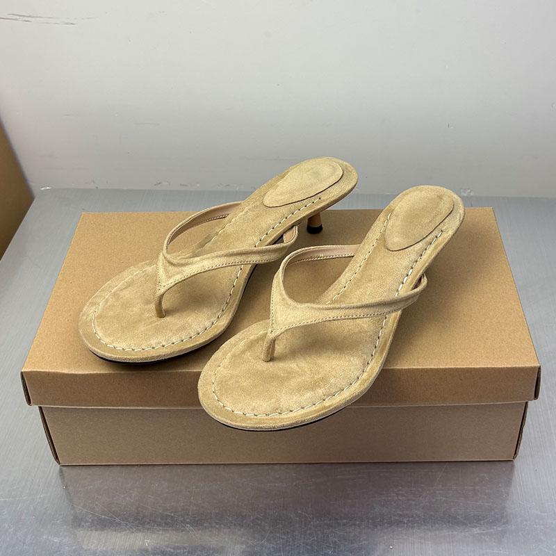 

Fashion Elegant Women Heeled Sandals Shoes Female Flip flops Footwear Round Toe Fashion Shallow Ladies Low Heel Sandals Shoes Big Size 35 хаки