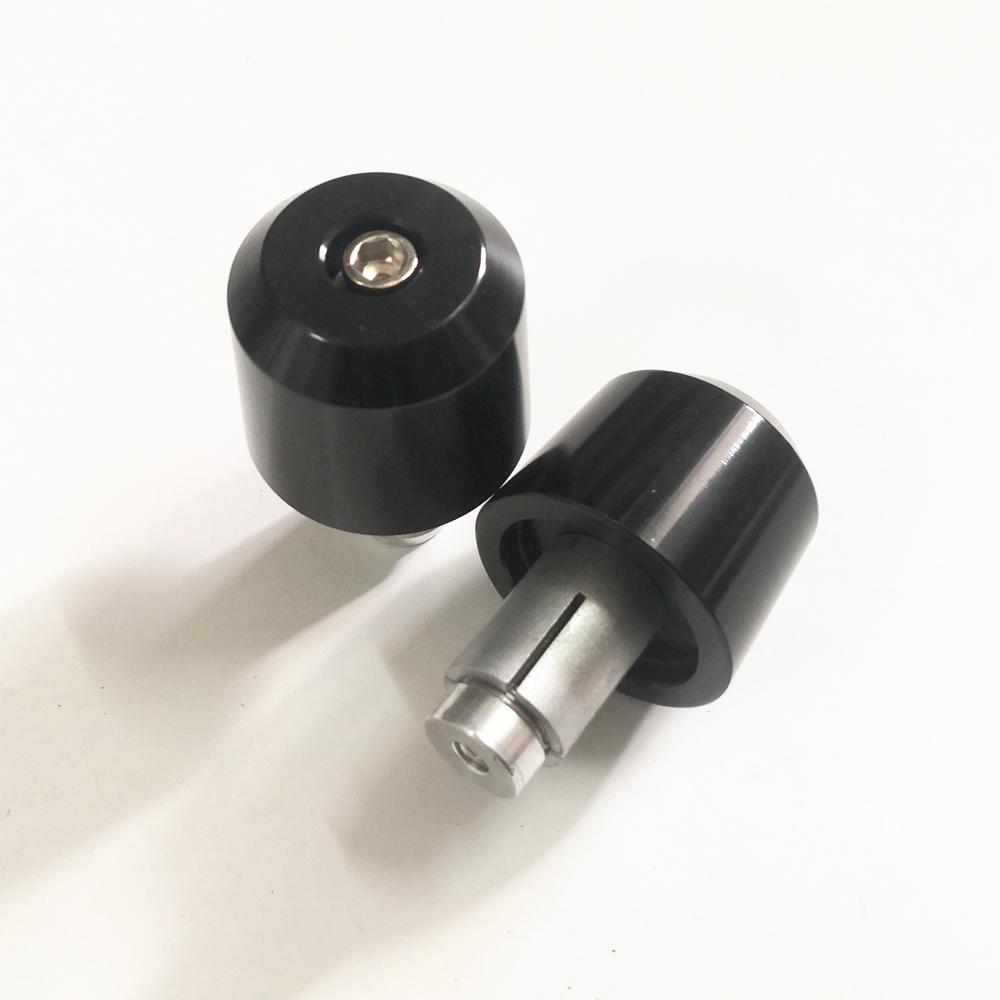 Retrofit Motorcycle Universal Aluminum Alloy CNC Handlebar Silver or black Balance Block Bar End Cap With Dia 7/8 "22mm