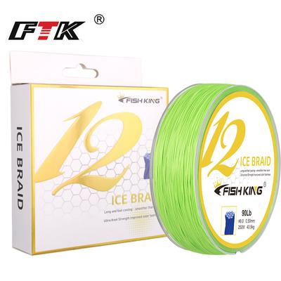 Fishing King 100M/ 150M/ 300M 12X Strands Braided Fishing Line Multifilament Pe Line Braided Fishing Line