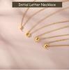 Cazador Stainless Steel A-Z Initial Letter Necklace for Women Alphabet Choker Chain Jewelry Birthday Gifts New Trend 2026