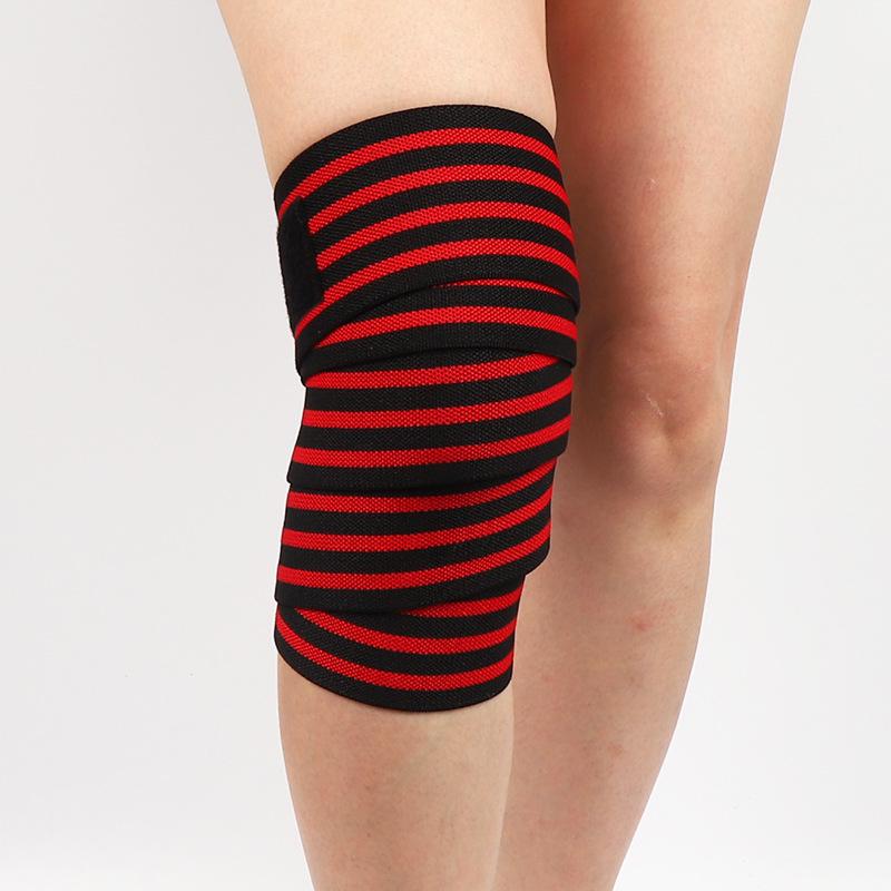 Thickened Compression Elastic Knee Pads & Straps for Weightlifting and Strength Training
