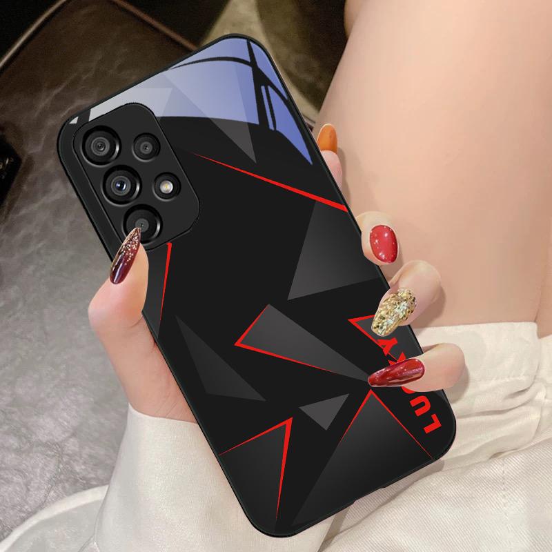 Linien-Diamantgitter für Samsung Galaxy S10 4G S20 11E 30 S21 21Fe 22 S24 Pro S23 Ultra 5G S8 S9 Gehärtetes Glas Handyhülle