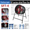 SF 220 Powerful Industrial Axial Exhaust Fan