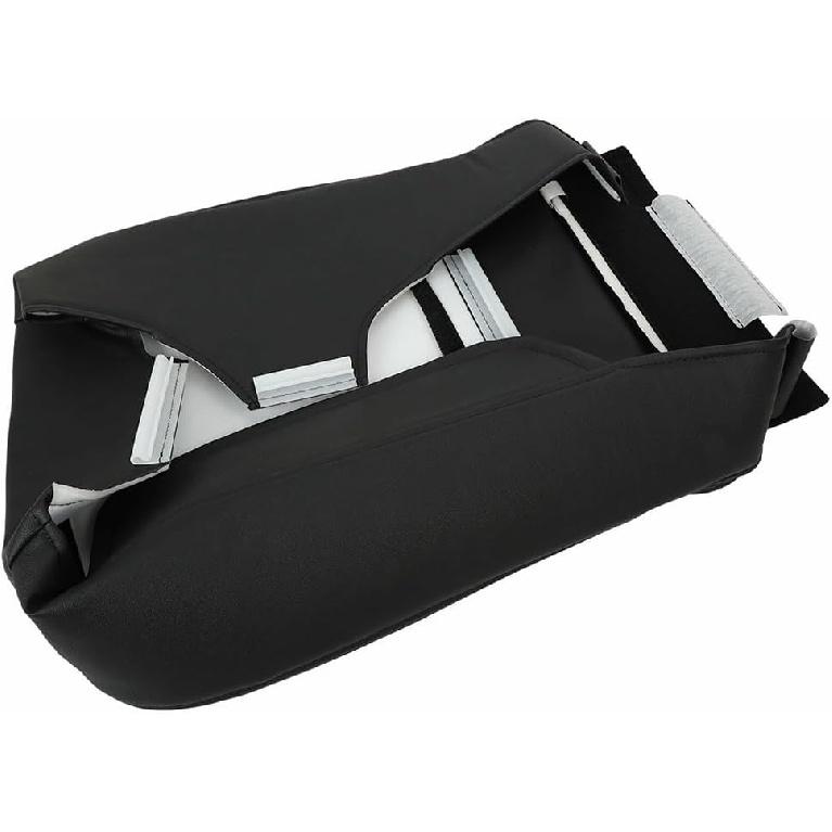 Passenger Side Bottom Replacement Leather Seat Cover Black Compatible with Dodge Ram 1500 2500 3500 SLT 2003 2004 2005