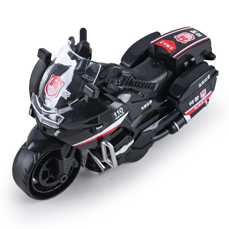 Children's Inertia Police Car Toy Boy Simulation Off-road Drop-resistant Fire Car Model Gift