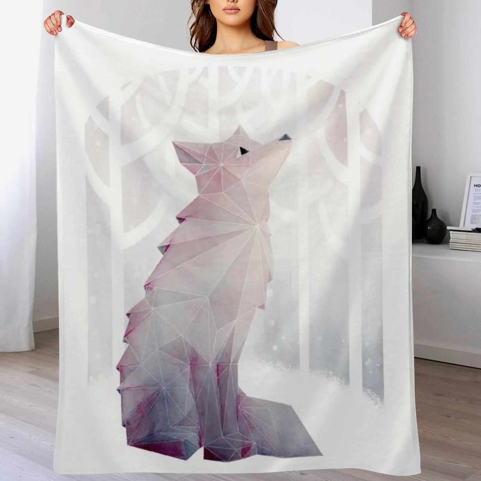 Fox in the Snow Throw Blanket Mens Soft Warm Throw Blanket for Couch 102x76cm(40x30in)