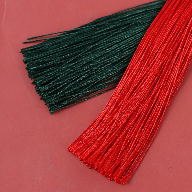Chinese Retro White Jade Lotus Tassel Fringe Diy Alloy Craft Tassel Accessories