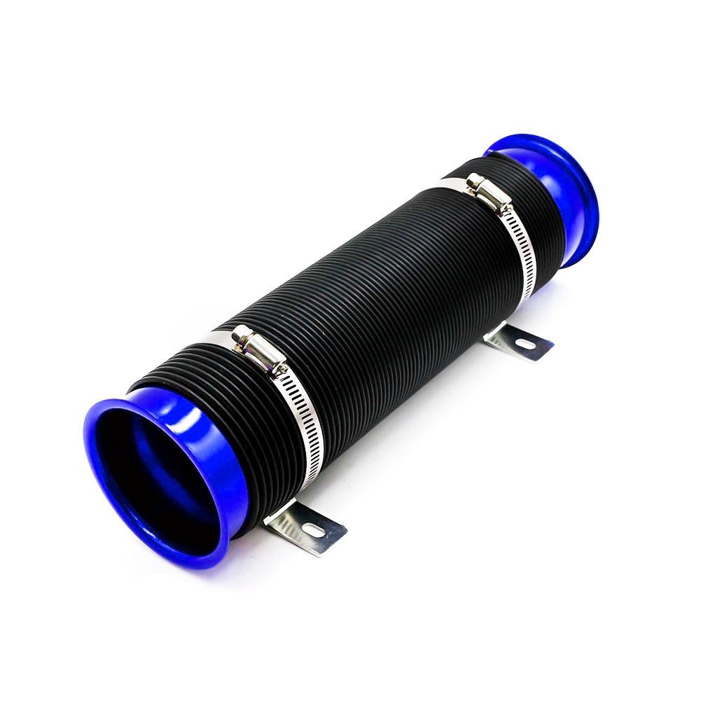 

76 мм Автомобильные принадлежности для модификации Телескопическая труба Вентиляционная труба Впускной воздуховод Расширяемый Комплект впуска холодного воздуха