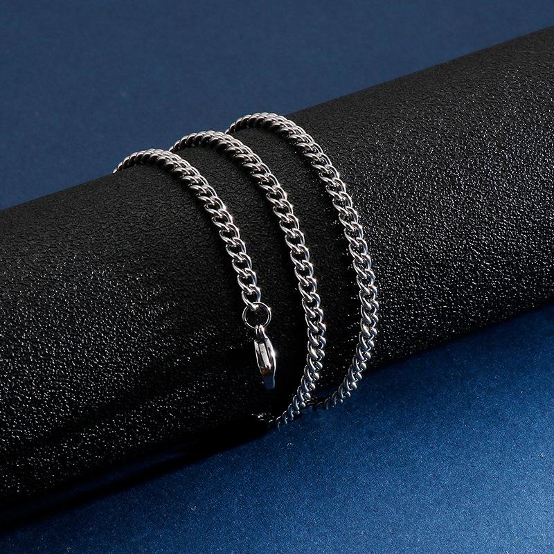 Collarbone Necklace Men 'S Jewelry Titanium Steel Chain With Chain 