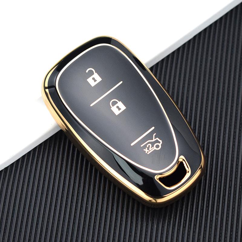 For Chevrolet Malibu Blazer Traverse Seeker Onix Equino Volt Bolt Trax Orlando Cruze Spark Sonic Camaro TPU Car Key Case Cover