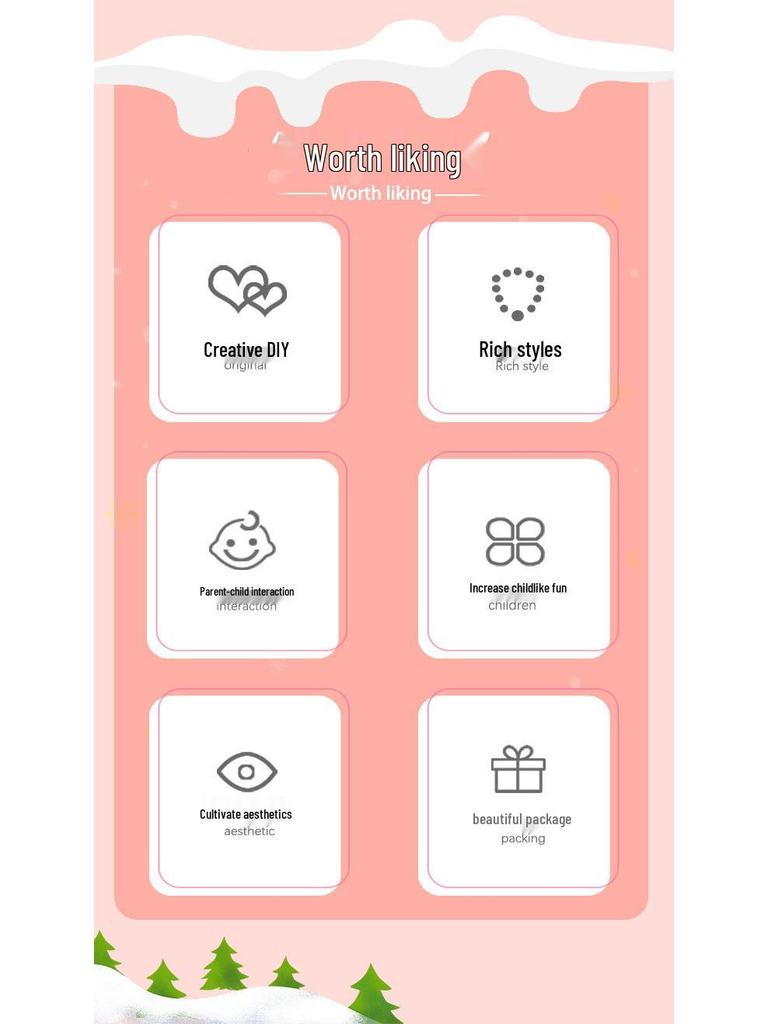 Surprise Christmas Platinum Gift Box: Children's Creative Beaded Bracelet 24-Day Countdown Calendar Blind Box