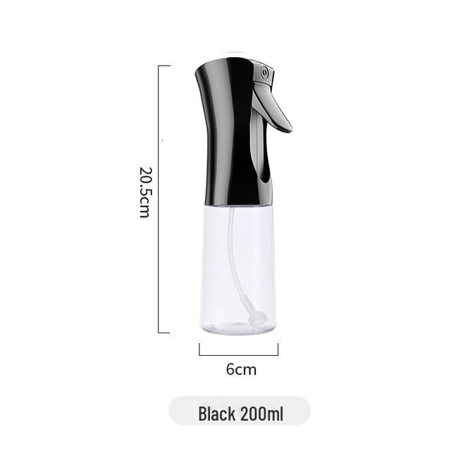 

Скляна пляшка з розпилювачем олії для аерофритюрниці, розпилювач високого тиску для приготування оливкової олії - кухонний побутовий розпилювач олії 220ml glass чорний