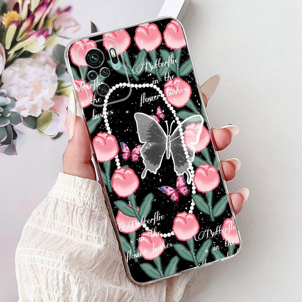 Nice Patterned Case for Xiaomi Redmi Note 10S Cover Silicone Soft TPU Protector Shell for Redmi Note 10 10S Cases Fundas Coque