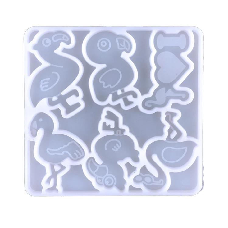Diy Sunflower Flamingo Plate Cup Straw Decorative Silicone Mould for DIY Craft