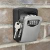 Wall Mount Key Safe Box Weatherproof Key Storage Secret Box Organizer 4 Digit Combination Password Security Code Lock Nokey Home