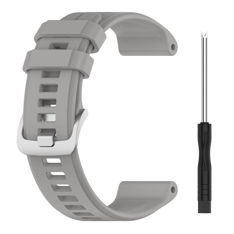 Silikon Uhrenarmband Kompatibel Für Garmin Descent G1 Smartwatch Armband Edelstahlschließe Sport