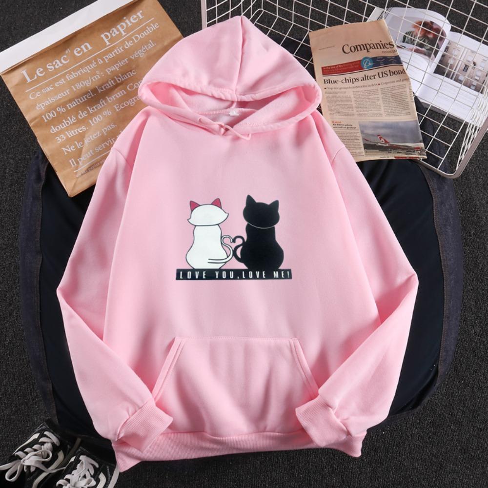 Factory direct sales hooded fleece sweater women's 2019 autumn and winter Korean version loose women's tops versatile trend students