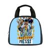 M-Messi School Handbag Insulated Lunch Bag Football Star Student Bento Food Container Bags Reusable Thermal Cooler Lunch Box