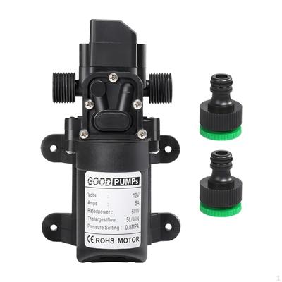 DC 12V 60W Automatic Diaphragm Pump Boat Water Pressure Versatile Totally Sealed Length 16.5cm