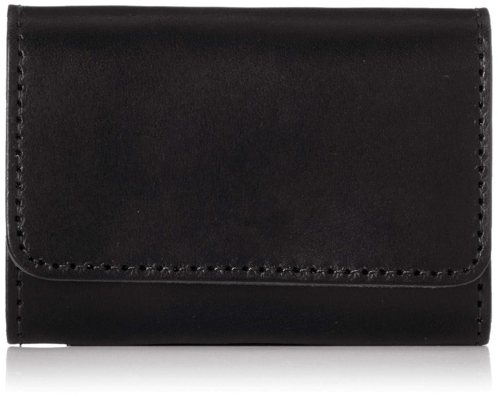 Kožené pouzdro na vizitky Tochigi H0433N Tochigi Leather Black [Tatiya]