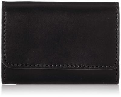 Porta Cartões de Visita em Couro Tochigi H0433N Couro Tochigi Preto [Tatiya]