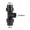 1Pc PE Connector Water Pipe Fittings to 20/25/32mm to 1/2"3/4"1" Quick Connect Tubing Fittings Garden Agriculture Irrigation
