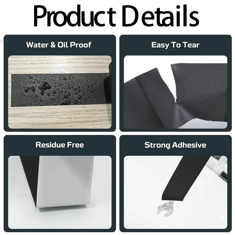 White/Black Gaffers Tape Residue-Free Matte Gaffer Tape Non-Reflective Easy Tear Floor Tape for Electrical Cord Stage Photograph