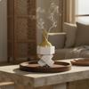 Arabian Scent Burner Middle Eastern Design Decorative Geometric Interwoven