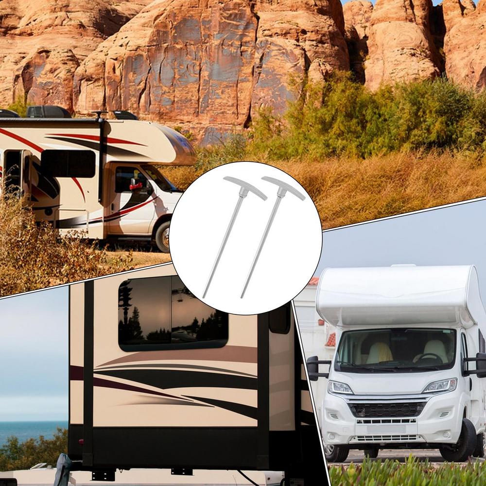 RV Ablassventil Griff Ersatzset Einstellbarer RV Abwasserventilgriff Ersatz RV Abwasserventil Verlängerungsstange Für Standard