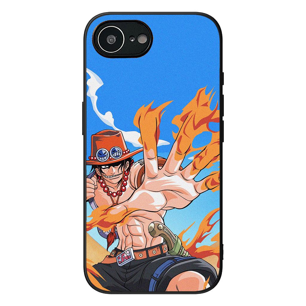Luffy Zoro One Pieces Ace Phone Cover for Apple iPhone 17 16 11 Pro XS Max XR 6 7 8 Plus 16E SE 2020 Air 5 SE2 Case