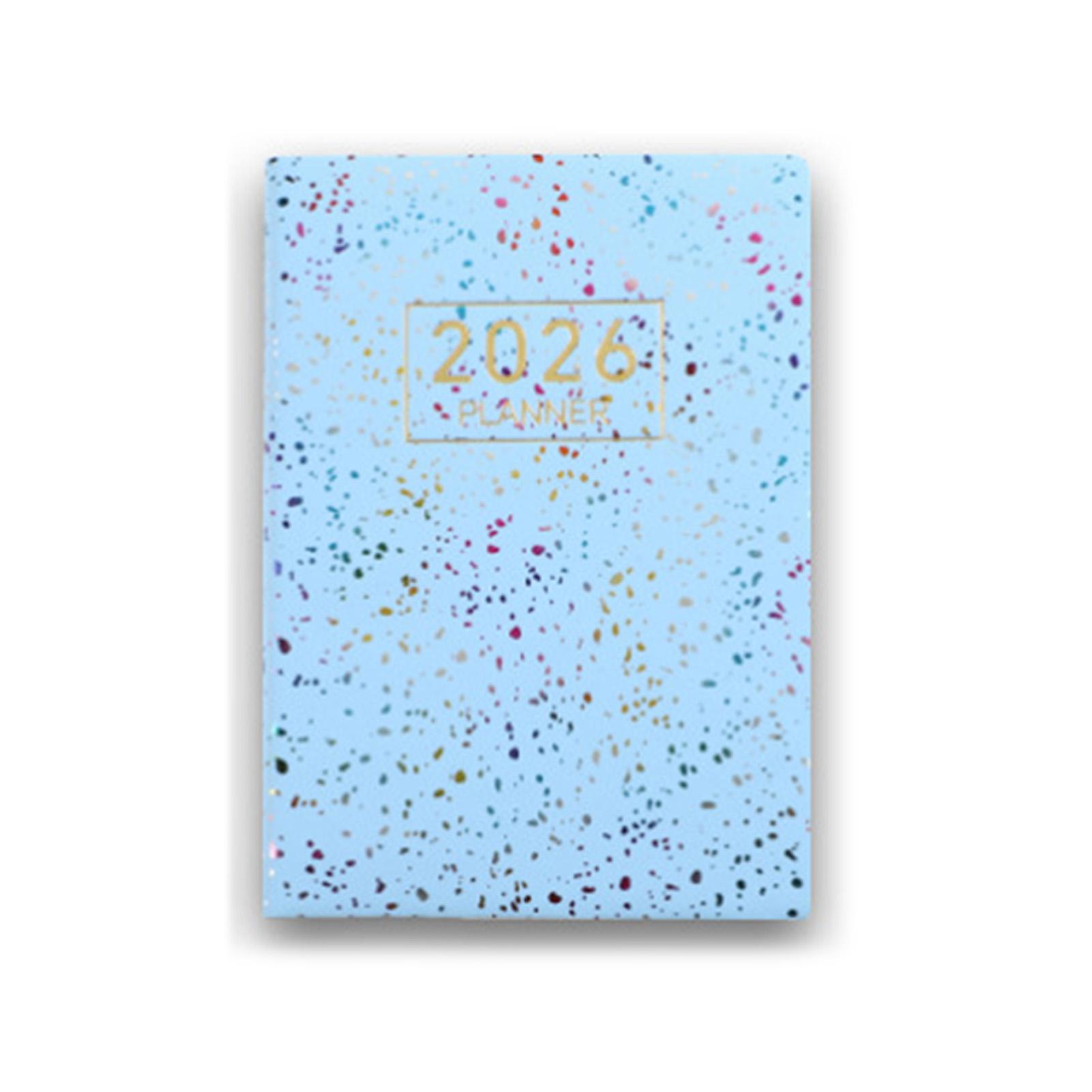 

Ежедневник на 2026 год, еженедельный планировщик, календари для тайм-менеджмента, блокнот для взрослых, формирование полезных привычек