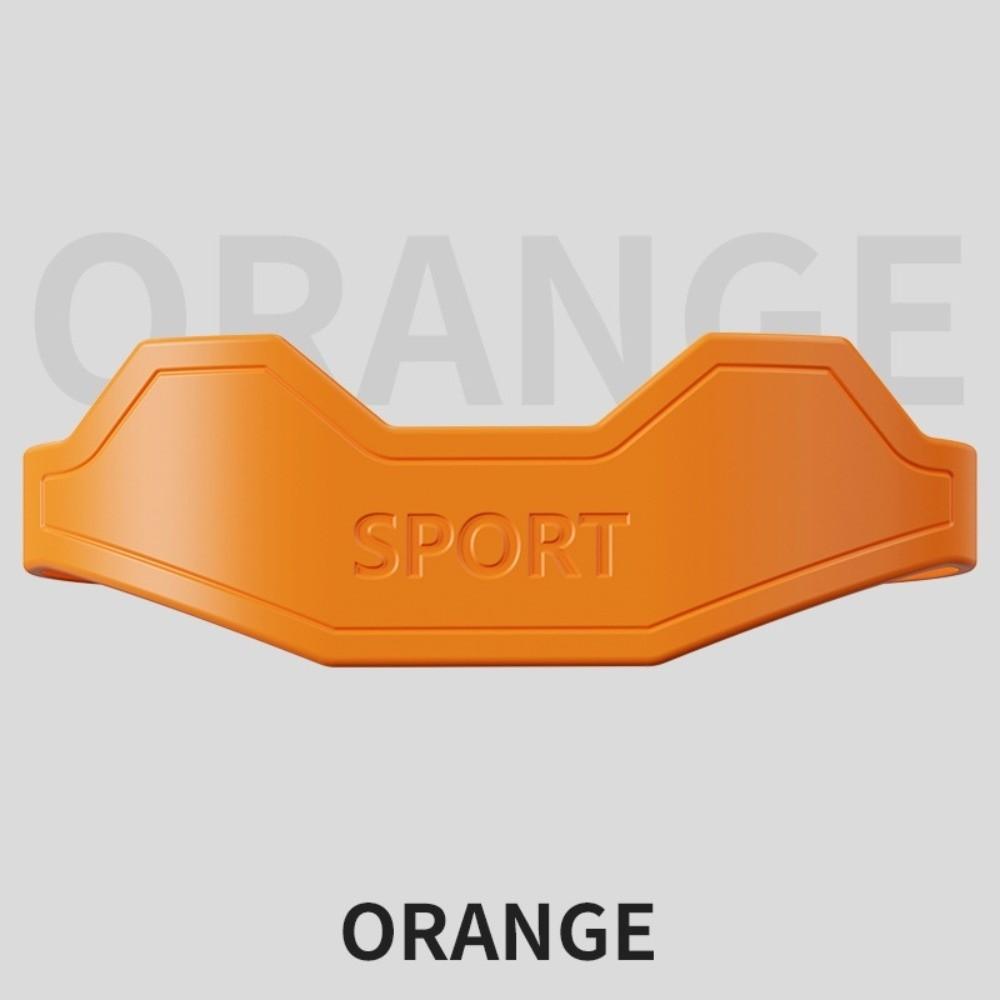 

New Silicone Patella Tendon Knee Straps Fixed Protection Flexible Knee Sports Support Band Supportive Patella Knee Strap Sports помаранчевий