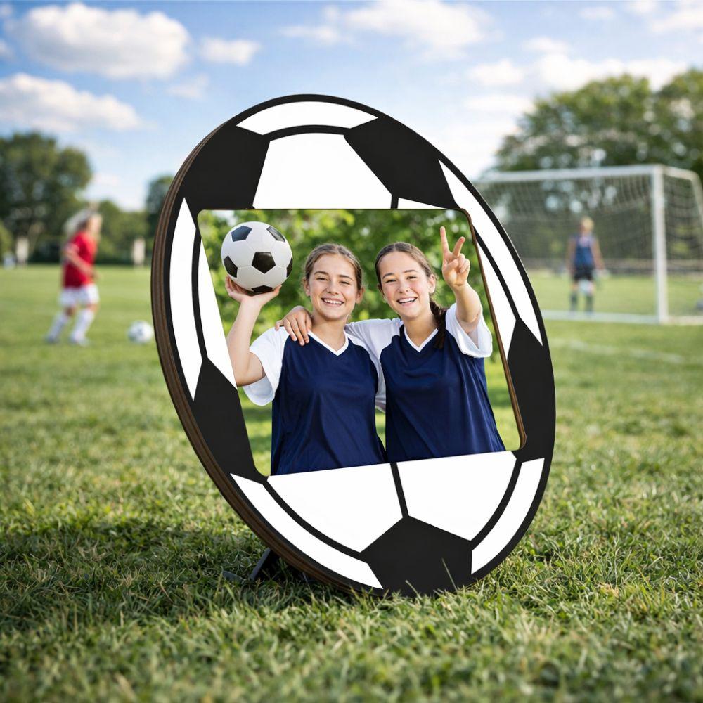 Sport Themed Football Picture Holders Wooden Decorative Frame Art Display Rack  Sport Enthusiasts
