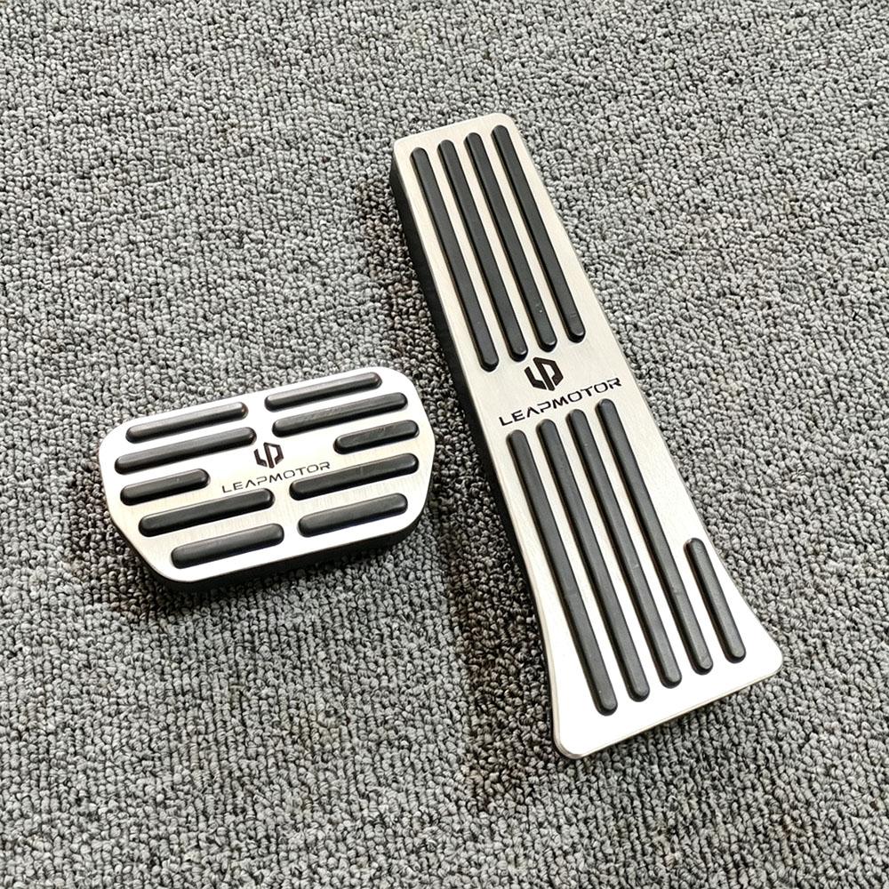 For Leapmotor S01/C10/C16/C01/T03/B10/B01/B05/Lafa5/B03X Accelerator Brake Pedals Protective Cover Aluminum Alloy Wear-Resistant