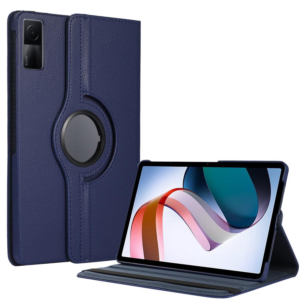360 Rotating Redmi Pad Case 2022 10.61 Inch Leather Stand Magnetic Protective Cover for Xiaomi Redmi Pad 10.61" Funda+Film+Pen