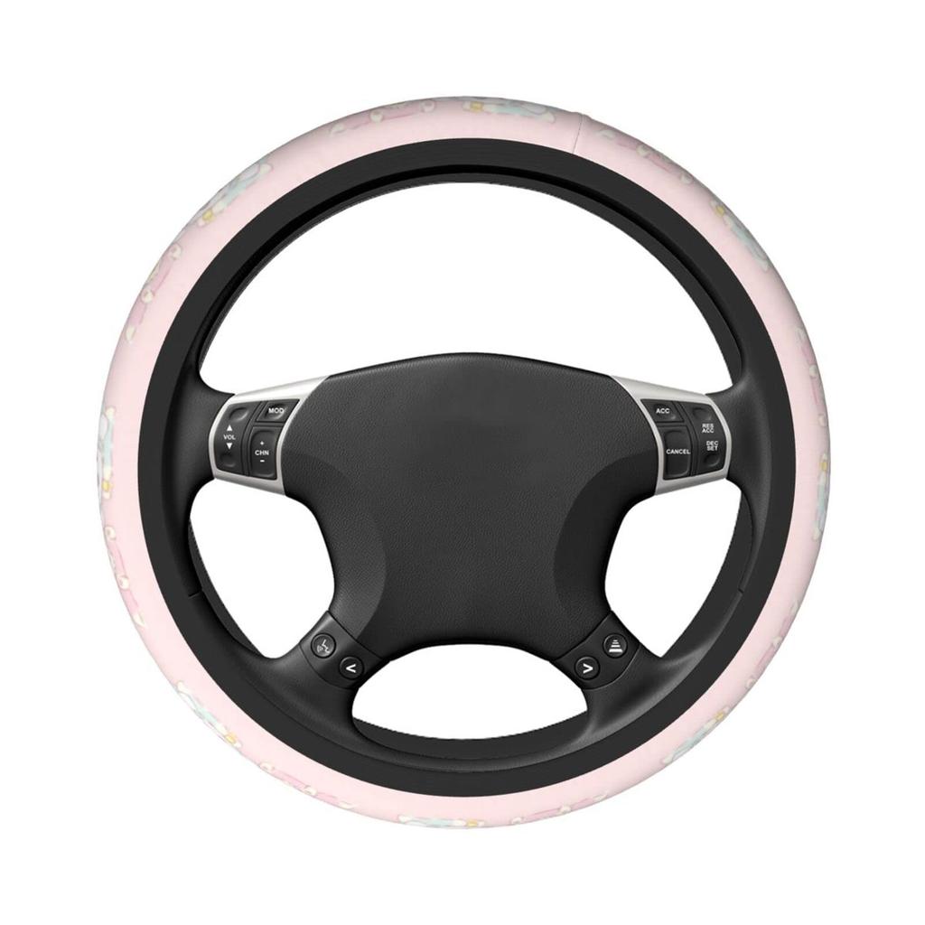Shimmorol Steering Wheel Cover for Cars, Light Vehicles, Steering Wheel Cover, Stylish, Anti-slip, Stain
