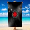 Red Hot Chili Peppers Print Microfiber Beach Towel Sand?Resistant Lightweight Towel For Swimming Outdoor Travel Use