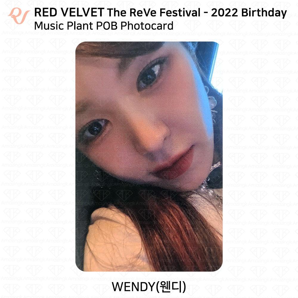Red Velvet Carte photo d'anniversaire du Reve Festival 2022 POB KT4 AM MS MP SM SW KPOP
