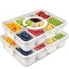 Portable Picnic Fresh-Keeping Fruit and Sauce Container
