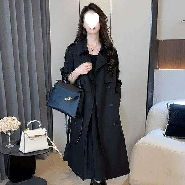 Coupe-vent Mi-long Tempérament Manteau Mi-long Automne et Automne Petite Veste Décontractée Britannique Femme