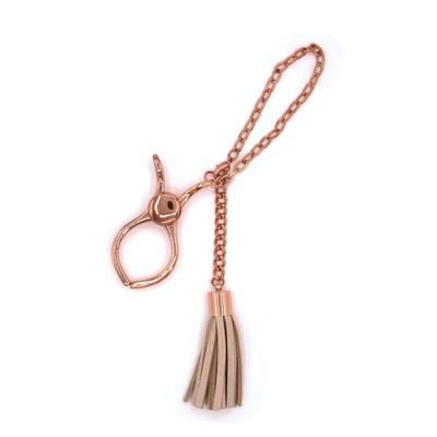 Jennifer Women's Glove Holder & Bag Charm, Beige, Size F