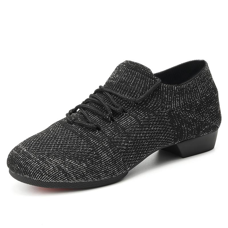 Fly Woven Mesh Dance Shoes for Girls and Women Waltz Tango Yoga Ballet Teacher Practice Dance Shoes