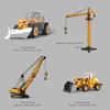 Alloy Excavator Construction Toy For Kids With Inertia Drive And Articulated Joints