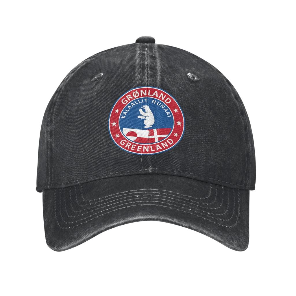 Men Women Hands Off Greenland Is Not For Sale MGGA Print Hat Classic Distressed Cotton  Baseball Cap Adjustable