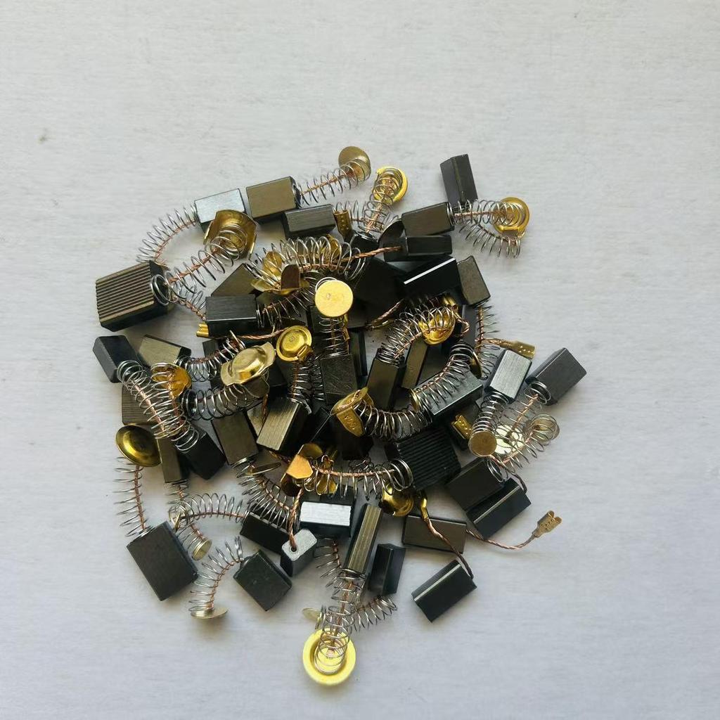 Mixed Carbon Brushes for Angle Grinders, Electric Drills, Hammer Drills, and Saws - Practical Electric Tool Accessories