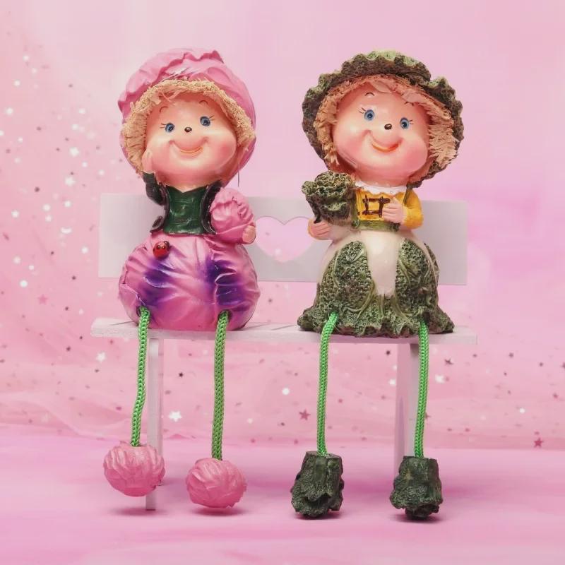 Pouting Pear Couple Hanging Ornament - Pastoral Home Décor Gift Series