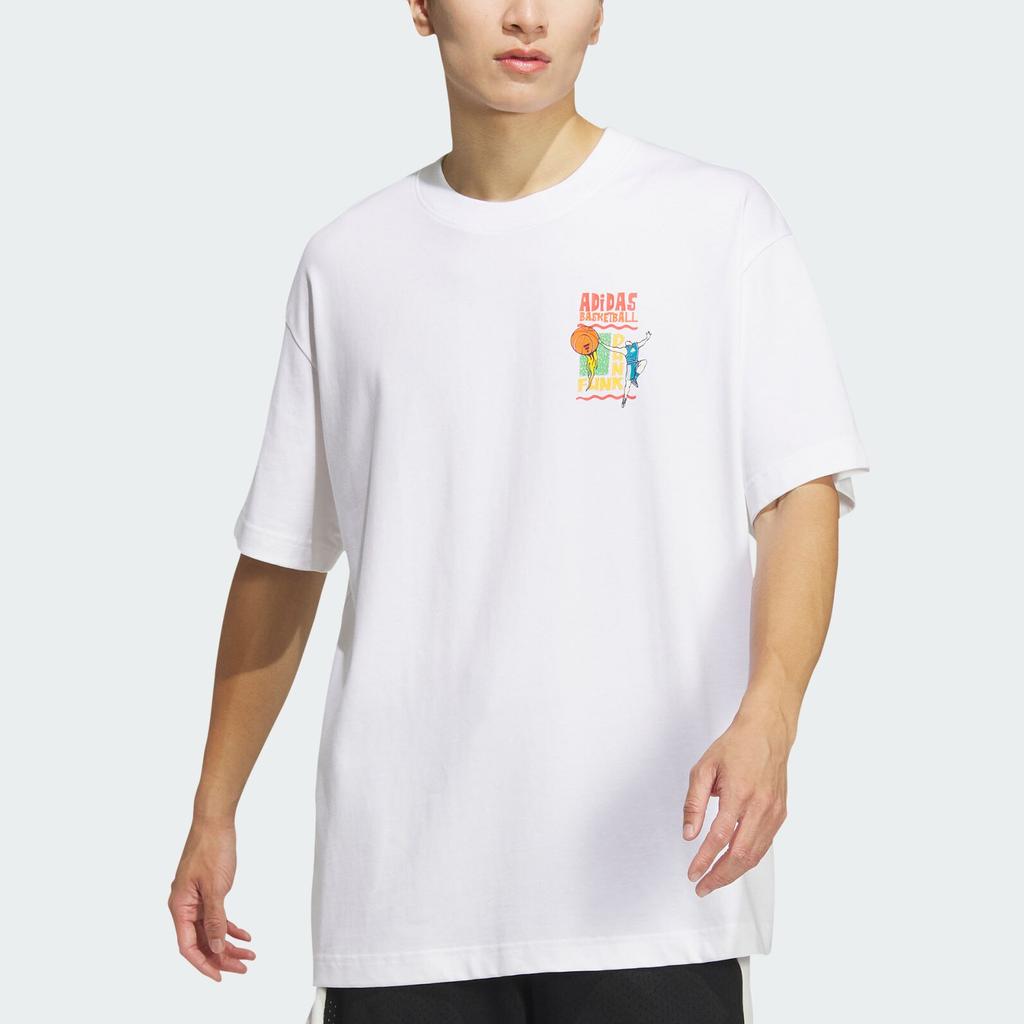 Adidas T Shirts Men's White Crew Neck JC6786