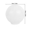 Round Ball Shaped Acrylic Lampshade Waterproof Lamp Cover Replacement for Patio Street Home Lighting Fixtures Fashion Lamp Decor