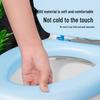 Retro Thickened Soft Foam Toilet Seat Ring - Comfortable, Colorful Design