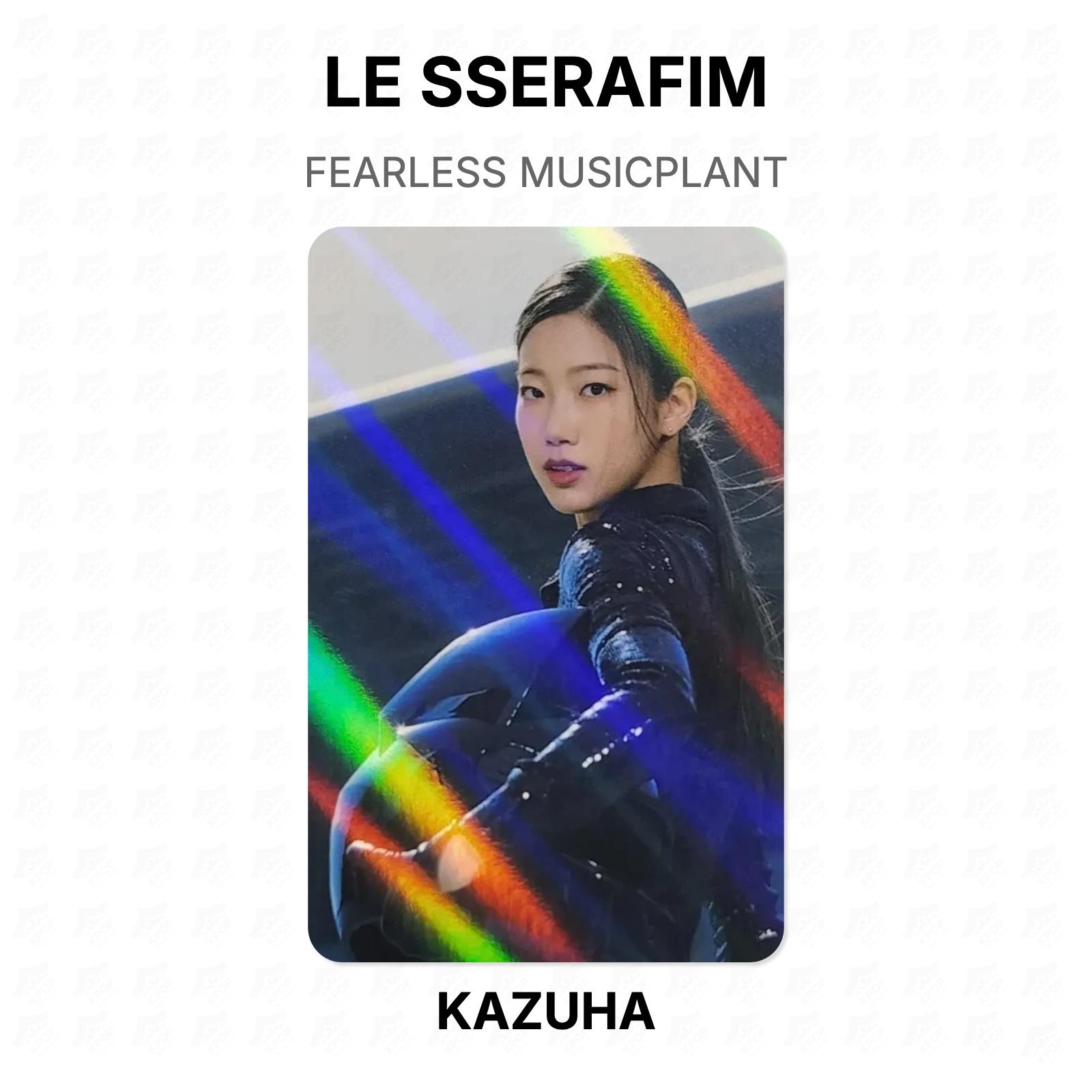 LE SSERAFIM FEARLESS MUSICPLANT Official Photocard KAZUHA
